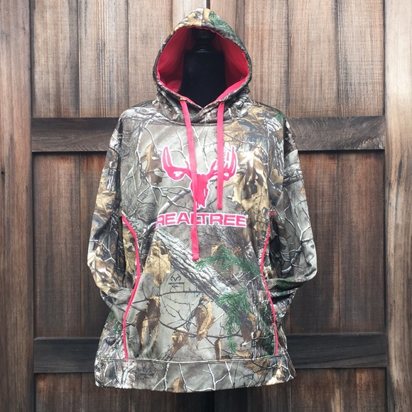 3/$20 Canyon Realtree Camo Antlers Hoody - Picture 4 of 7
